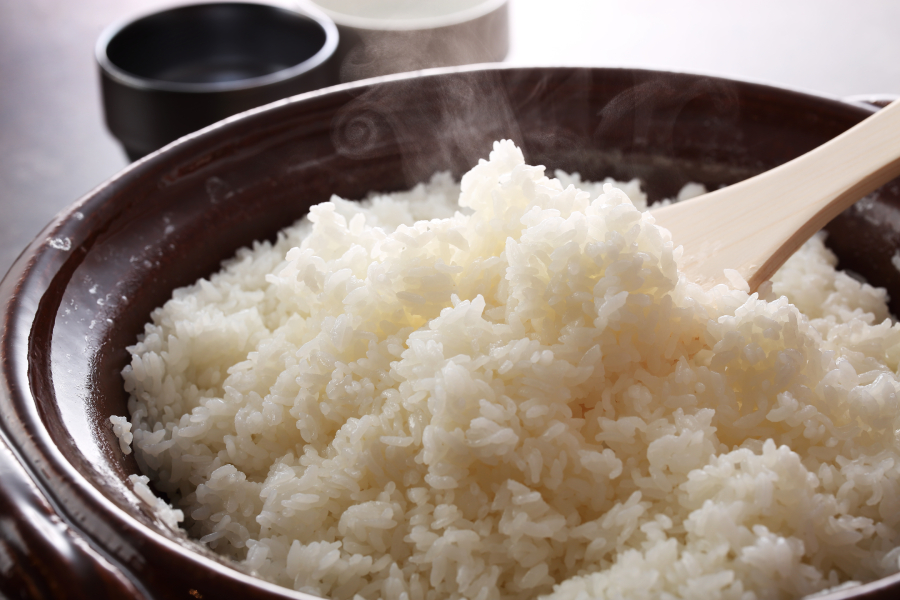 「銀座朝食ラボ」の土鍋ごはん