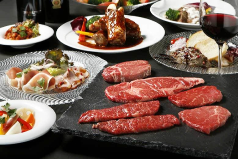 「DOURAKUCORRIDA ランドマーク店」の肉料理例