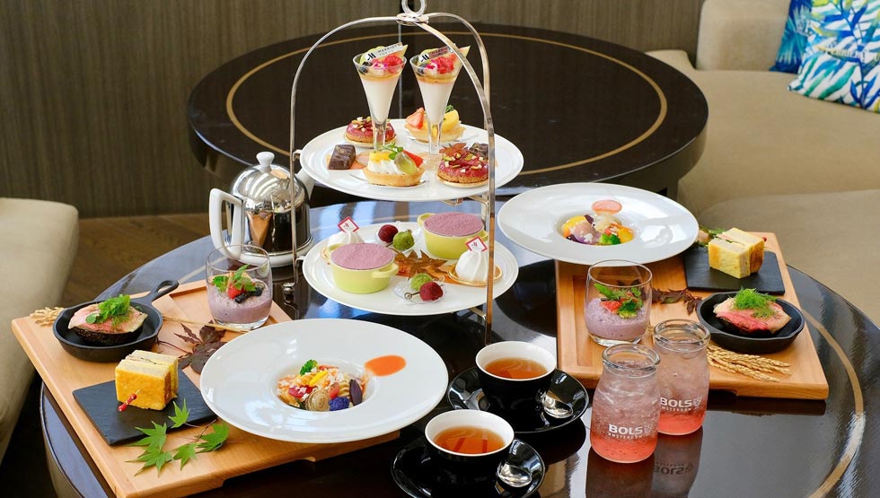 『東京マリオットホテル／ラウンジ＆ダイニング G』の「Vegan Afternoon Tea」
