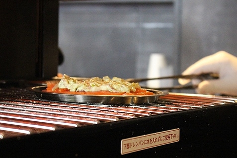 プレス機で焼き上げるミルフィーユ2