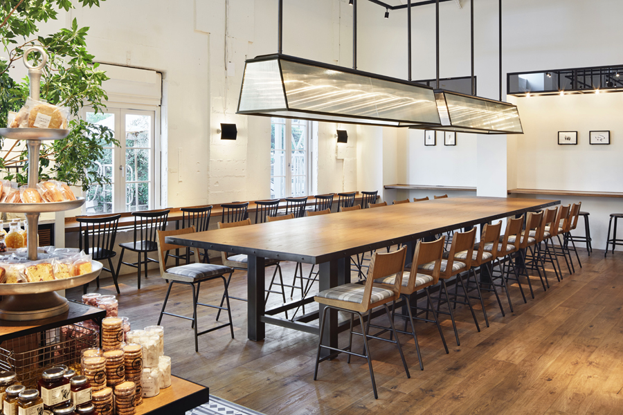 「breadworks 天王洲」の店内