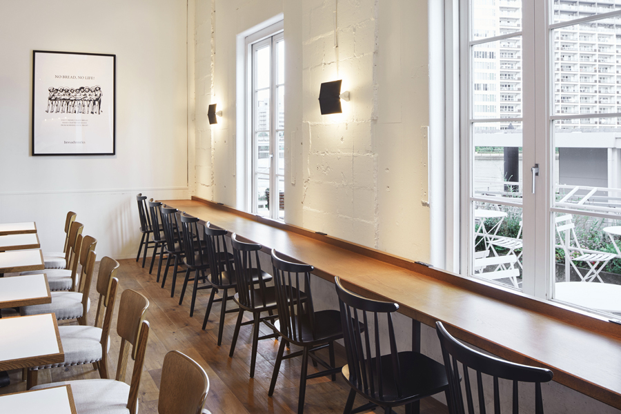 「breadworks 天王洲」の店内