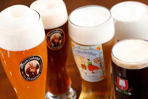 『FRANZ club浜松町』のドイツのブルワリーから直輸入するビール