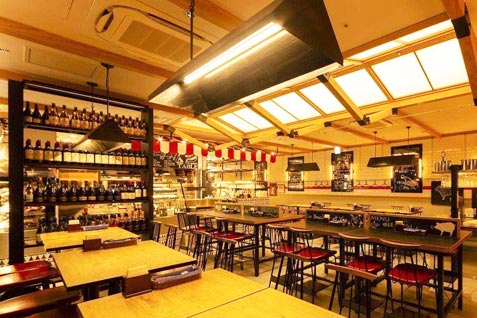 『La Boucherie et Vin肉屋のワイン食堂 浜松町店』の元気がもらえる雰囲気と温かみある空間