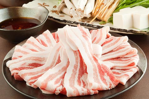 『和ノ音-wanone- 秋葉原駅前店』の「黒豚しゃぶしゃぶ」
