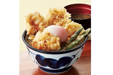 「ポテサラとり天丼」