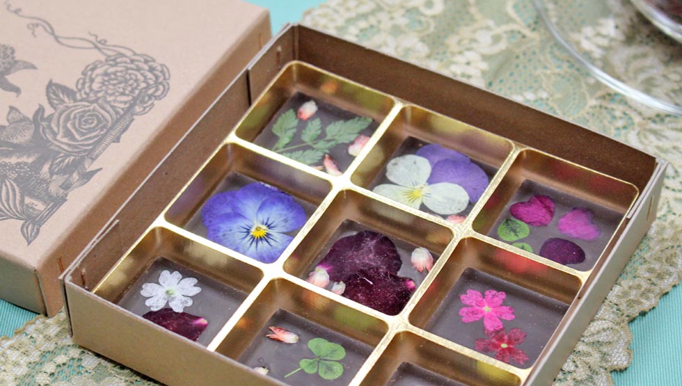 『MAAHA』の「花のチョコレート」