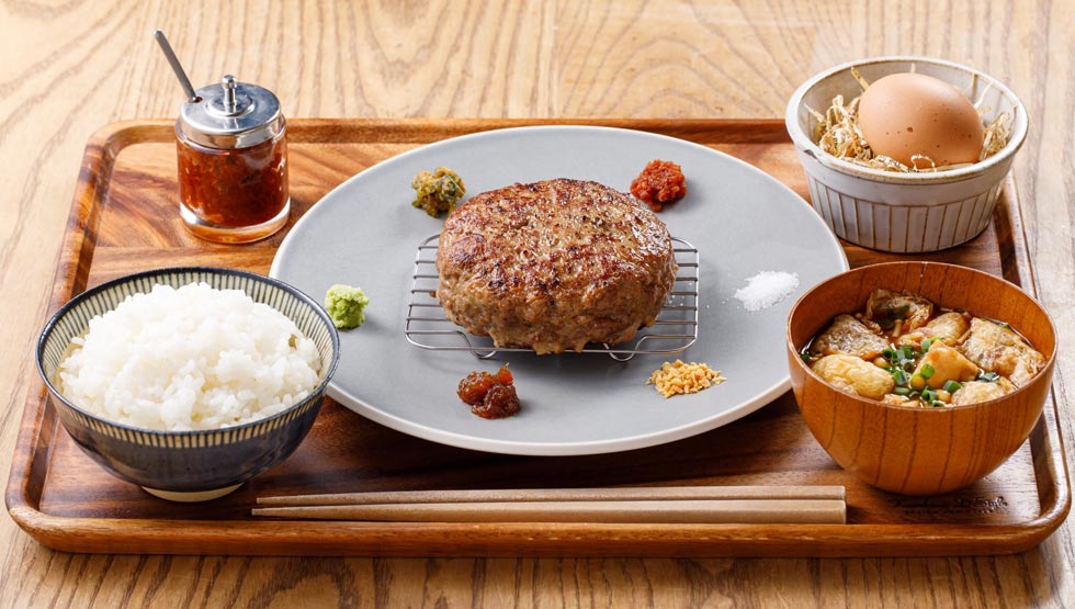 『挽き肉のトリコ 渋谷店』の「究極のハンバーグ定食」