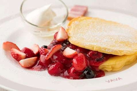 『CAFE VAVA』のパンケーキ