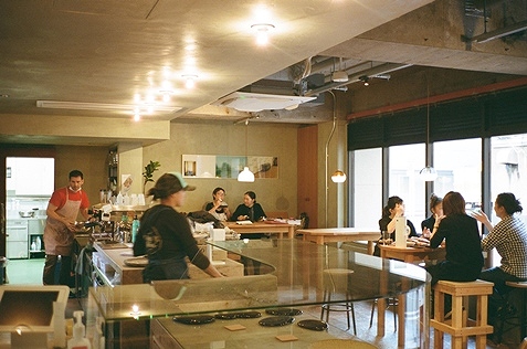 『Parklet Bakery』の店内