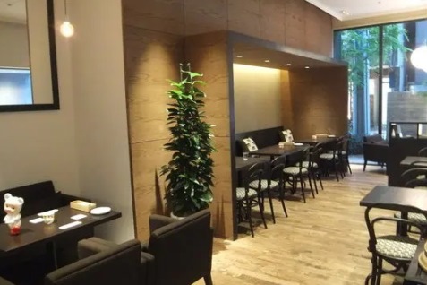 『BUNMEIDO CAFE』の店内