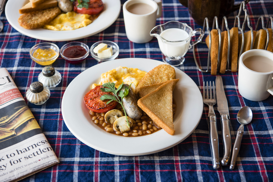 「WORLD BREAKFAST ALLDAY 銀座店」の「イギリスの朝食」