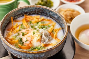 横浜東急ＲＥＩホテル ビストロチャイナ「アンコール」の「爽やかレモンの中華粥」