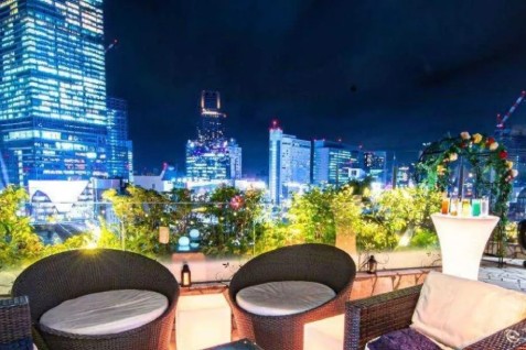 「THE LEGIAN TOKYO」のテラス席
