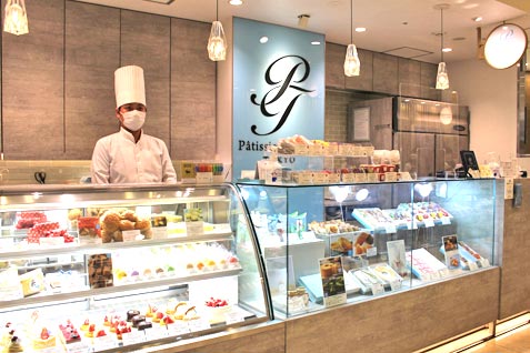 『Patissier Tokano TOKYO』の店頭