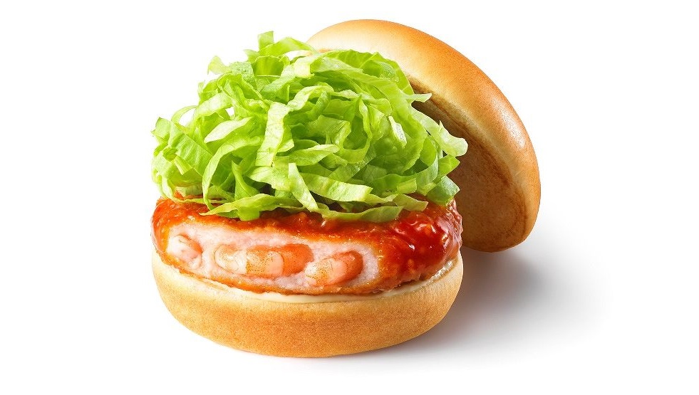 「海老チリ風バーガー」