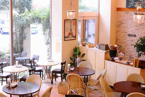「cafe accueil」店内イメージ