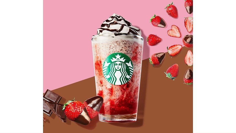 「スターバックス ストロベリー フラペチーノ® チョコレートver.」