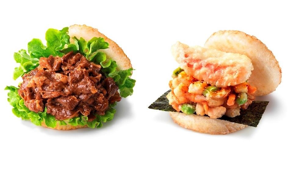 金目鯛の天ぷらと焼肉!?　夜限定のプレミアムな「夜モスライスバーガー」5/18発売!