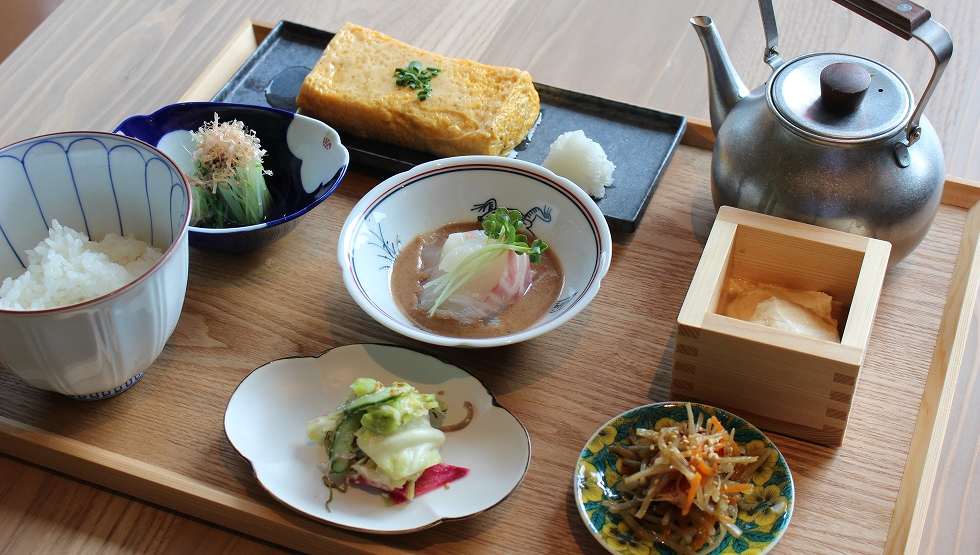 「だし巻き玉子と鯛茶漬け御膳」