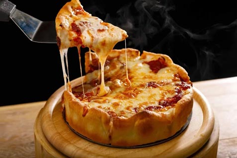 『BUTCHER REPUBLIC EBISU CHICAGO PIZZA ＆ BEER』の美味しい「シカゴピザ」