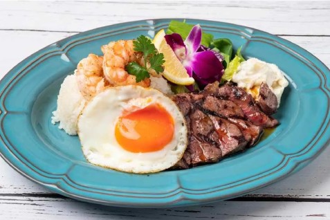 「MuuMuuDiner梅田NU茶屋町プラス店」のHawaiian ComboPlate 「MuuMuuDiner梅田NU茶屋町プラス店」のHawaiian ComboPlate