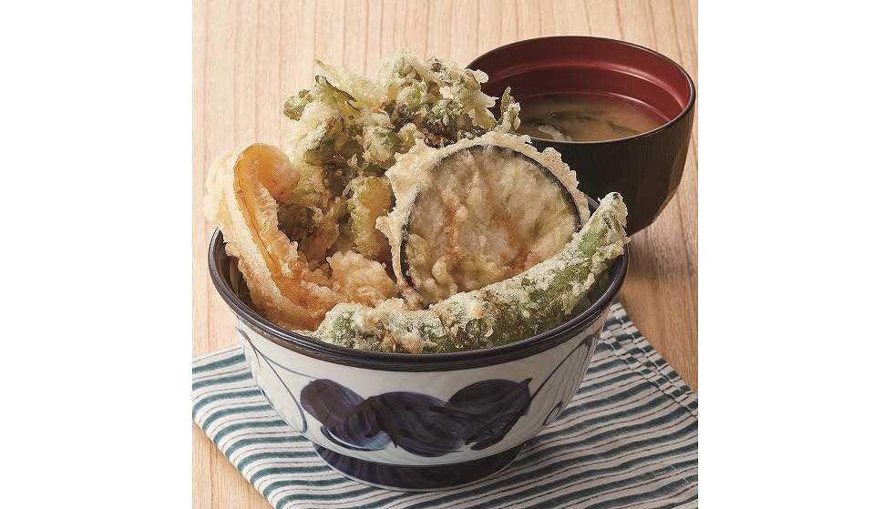 国産夏野菜天丼