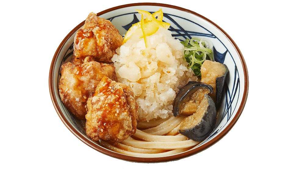 「鬼おろし鶏からぶっかけうどん」