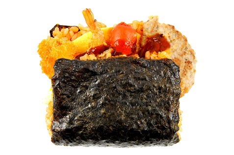 スゴおに ミックスフライ弁当にぎりました