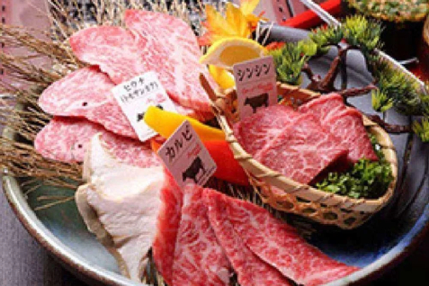 「阿吽ノ和牛」の焼肉例