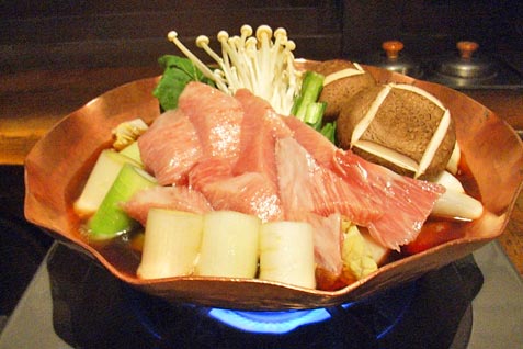 「浅草 一文 別館」のねぎま鍋