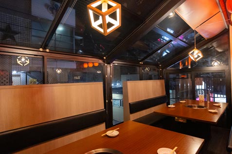 『大衆焼肉びりちゃん 難波 心斎橋店』の店内