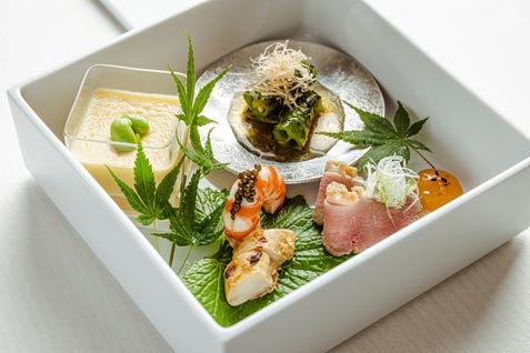 『GINZA KUKI』の「季節の八寸コース」