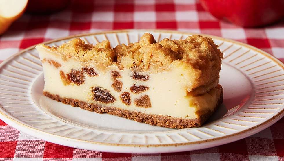 「りんごとくるみのメープルチーズケーキ」