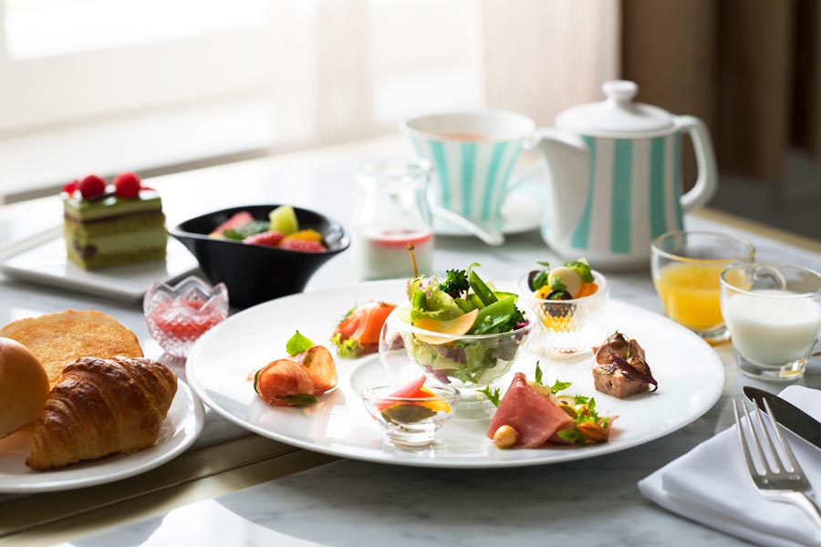 「東京ステーションホテル/The Lobby Lounge」の朝食ビュッフェ