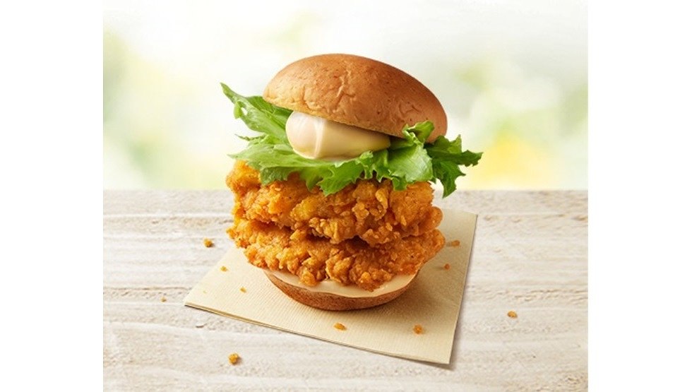 「ダブルチキンフィレバーガー」