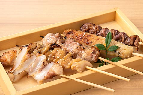 『呑兵衛 蒲田西口店』の「焼きとり5本盛り」
