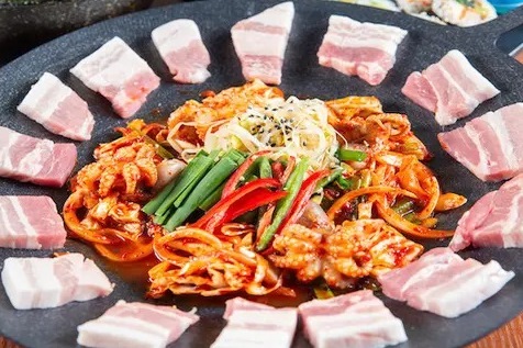 「鉄板サムギョプサル」