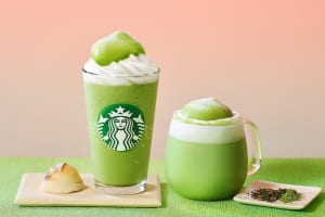 スタバ「抹茶玄米茶 もち フラペチーノ®」