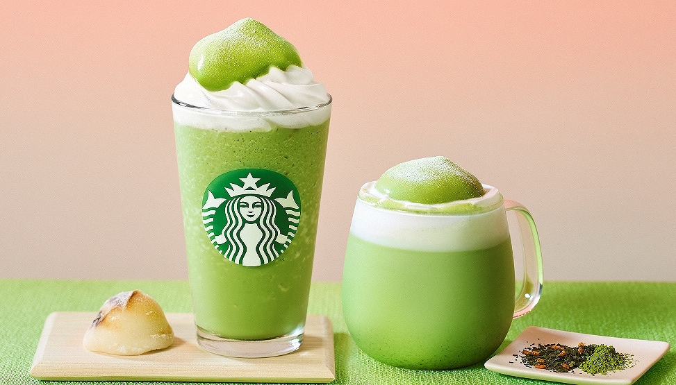 スタバ「抹茶玄米茶 もち フラペチーノ®」など12/26より発売