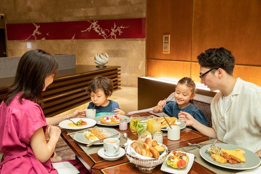 ヒルトン東京「マーブルラウンジ」の朝食例