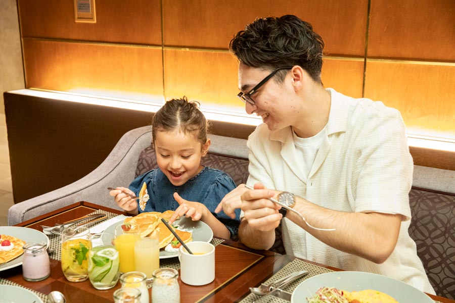 ヒルトン東京「マーブルラウンジ」の朝食例