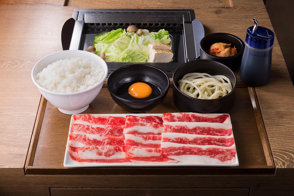 「国産牛すき焼セット」