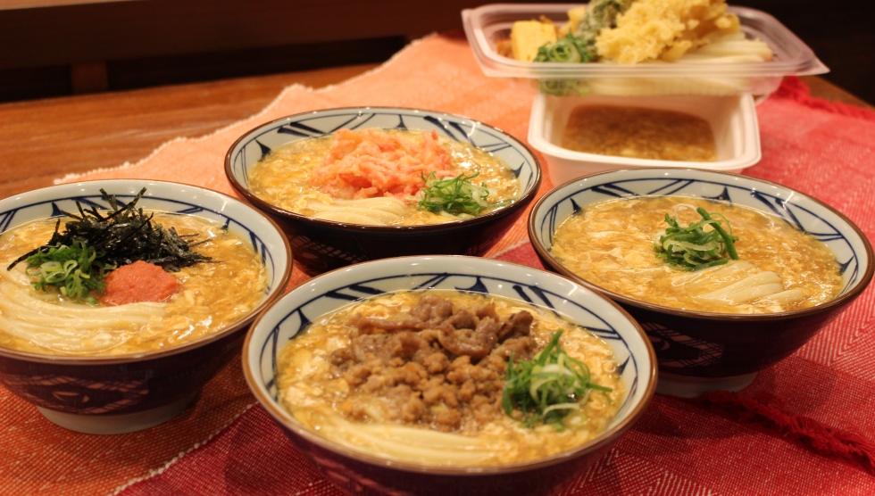 あんかけうどんいろいろ
