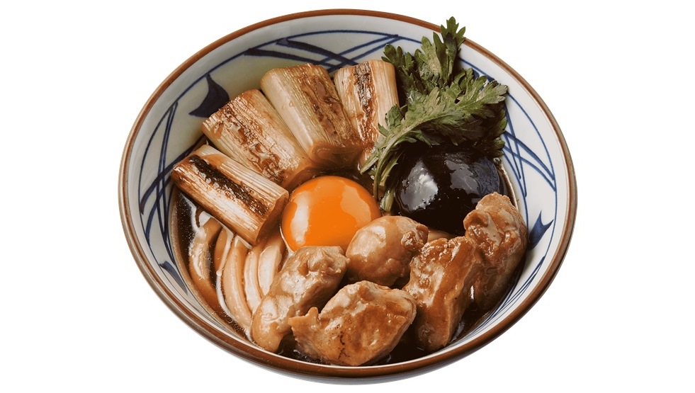 「鴨すきうどん（温）」