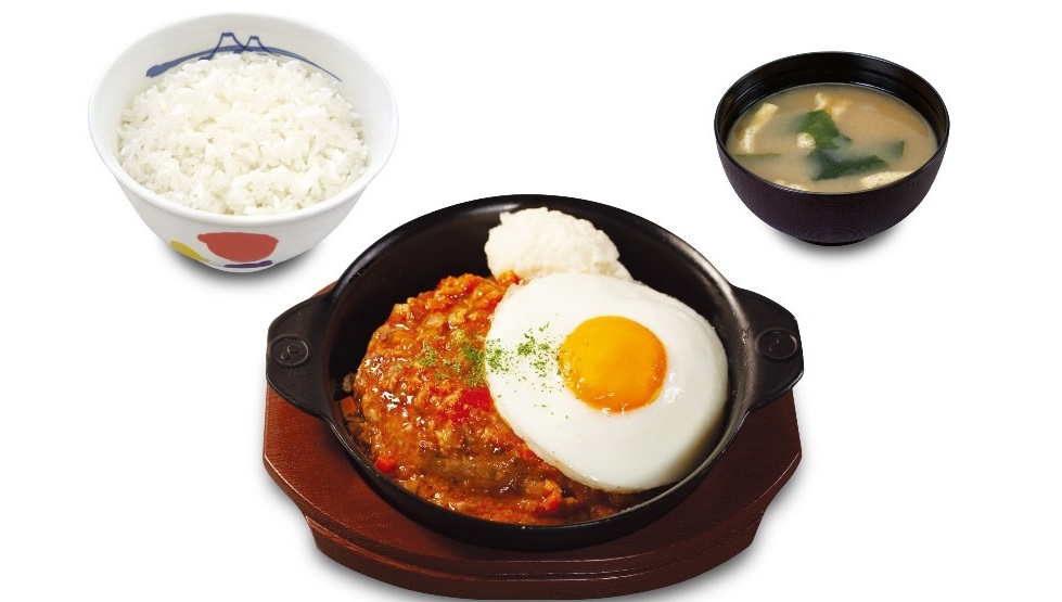 「ボロネーゼソースエッグハンバーグ定食」