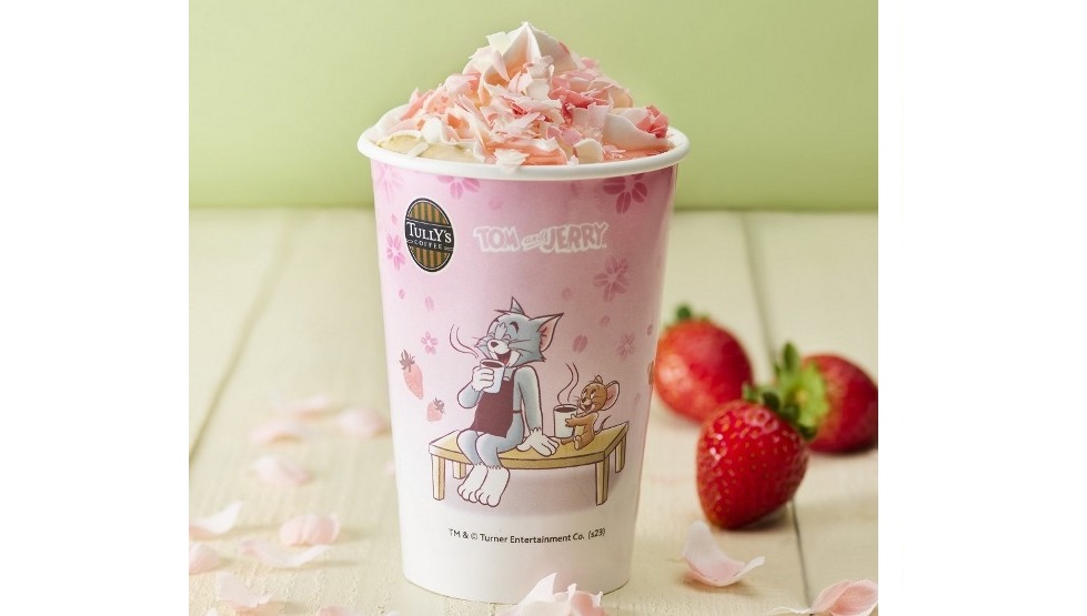 「トムとジェリー &TEA 桜香る苺ロイヤルミルクティー」