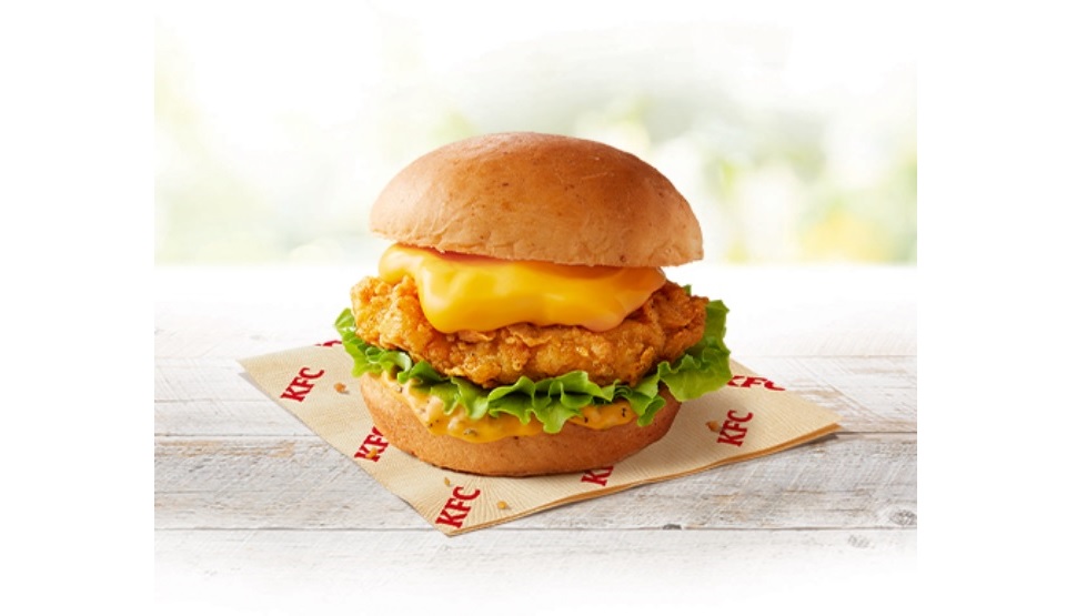 「チーズにおぼれるフィレバーガー」