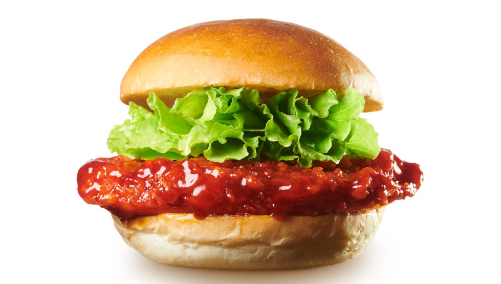 「ヤンニョムチキンバーガー」