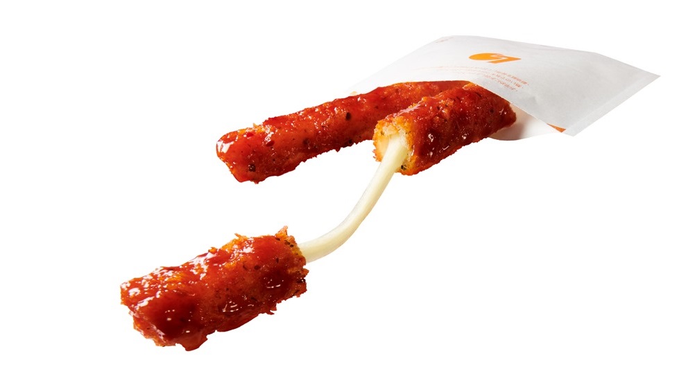 「チーズハットグ風ヤンニョムチーズスティック」